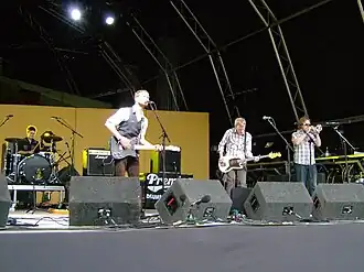 Performing on the main stage of Summer Sundae 2007