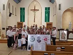 Netcong, St. Michael's Church, Pact of Sister Cities between Cesa in honor of St. Cesario martyr, July 20, 2019