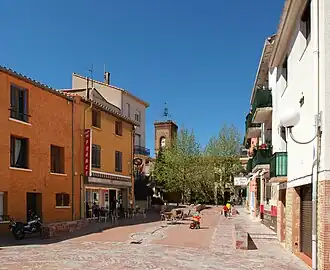 Town centre of Palau-del-Vidre