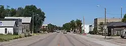 Downtown Palisade: looking north on Main Street