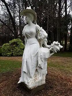 The Elegant Lady with the Umbrella (1905), Pamiers