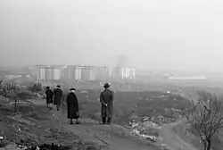 Another view of housing construction seen from Montagnetta di San Siro (Paolo Monti photograph, 1962)
