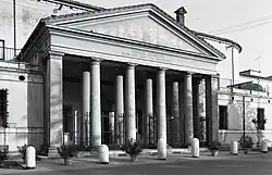 Ospedale degli Infermi, Castel Bolognese (built 1813). Photo by Paolo Monti, 1968
