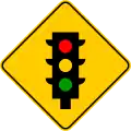 P-63 Traffic light ahead