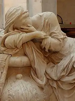 Grieving figure symbolizing "Doctrine"