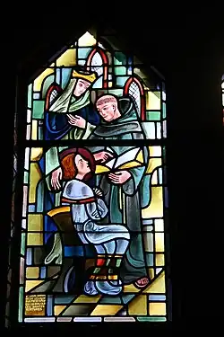 King Louis IX with Saint Francis