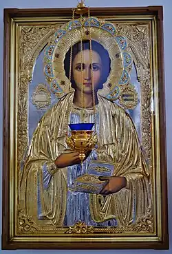 An icon in the cathedral