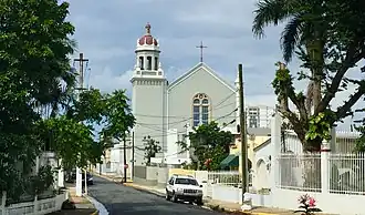Espiritu Santo Parish in Floral Park district.
