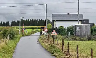 Level crossing in Luxembourg
