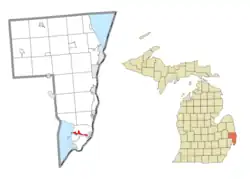 Location within St. Clair County