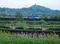 Peat extraction areas near Glastonbury