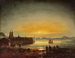 Fra Hammerfest by Peder Balke (1851)