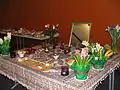 A Haft-sin table.