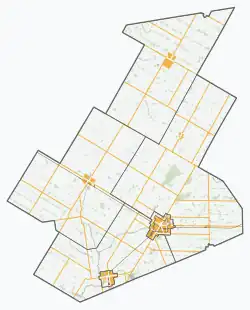 Perth South is located in Perth County