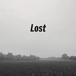 A black-and-white photo of a field