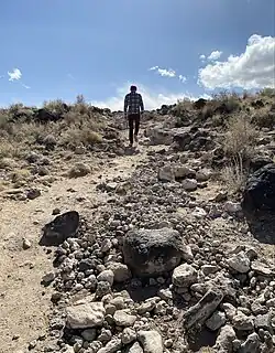 Trail up to top of Black Volcano