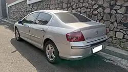 Sedan (pre-facelift) rear view