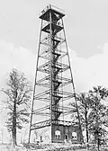 Observation tower circa 1924. 165 feet high. 120 mile view and has elevator service.