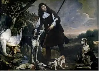 Pieter Thijs and Pieter Boel, Huntsman with His Dogs and Game, c. 1650