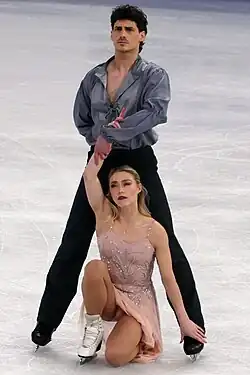 Piper Gilles and Paul Poirier at the 2012 World Championships