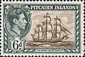 A 1940 stamp depicting HMS&nbsp;Bounty