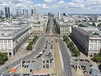 Śródmieście, the central district of Warsaw, houses the most important state and municipal institutions and most tourist attractions.