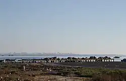 Khniss is a small city in the Tunisian Sahel region. It is located on the coast, 5&nbsp;km south of Monastir. Its population is estimated at around 11,000 as of 2014.