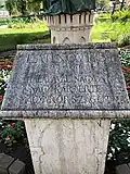 Plaque of the Statue of Zoltán Latinovits