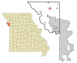 Location of Camden Point, Missouri