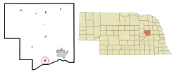 Location of Duncan, Nebraska