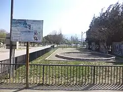 Main plaza in Batuco.