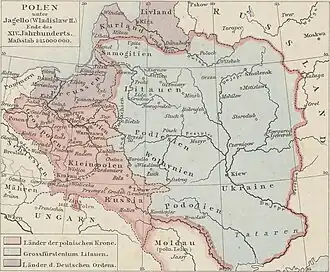 Poland during the reign of Wladyslaw II Jagiello