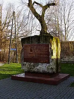 Monument in memory of the victims of the execution on 23 December 1939