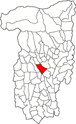 Location in Vâlcea County