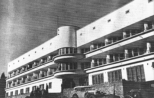 Popper Sanatorium, Predeal, by Marcel Iancu, 1934[79]
