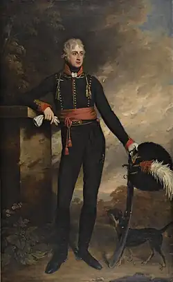 Portrait of Lord Bruce by Samuel Woodforde