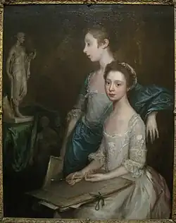 Portrait of the Artist's Daughters, 1763–64 Worcester Art Museum