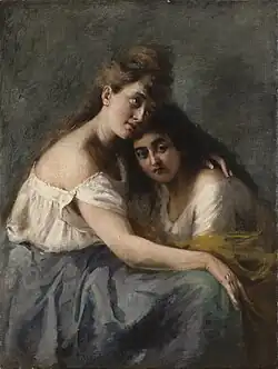 Portrait of two women (c. 1860-63)