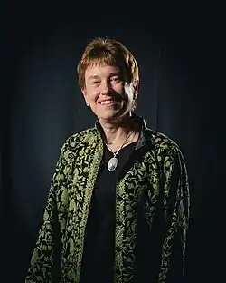 Gilman at the 75th World Science Fiction Convention in Helsinki, 2017