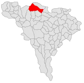 Location in Alba County
