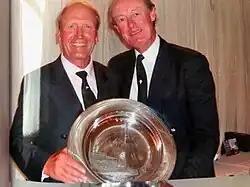 Picture of the Yachtsman of the year 2009 award giving ceremony by Brigadier Tony Singer of the RYS