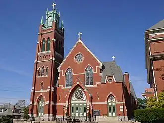 L'Eglise du Precieux Sang, Woonsocket, 1873.