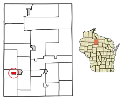 Location of Kennan in Price County, Wisconsin