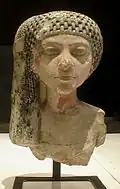 Queen Meritaten, was the eldest daughter of Akhenaten and Nefertiti. She was the wife of Smenkhkare. She also may have ruled Egypt in her own right as pharaoh and is one of the possible candidates of being the pharaoh Neferneferuaten.