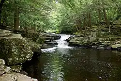 Waterfall at Promised Land State Park