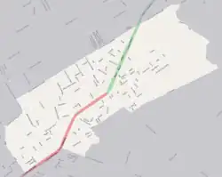 Street map of Punta de Rieles - Bella Italia