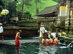 Tirta Empul sacred bathing place.