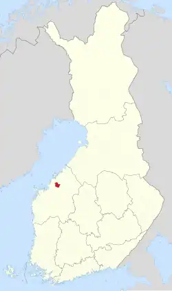 Location of Purmo in Finland