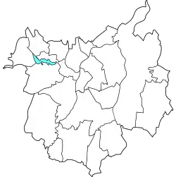Location of Pustkovec in Ostrava