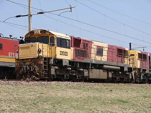No. 2202D at Pyramid South, Gauteng, 22 September 2015 (Now TFR no. D35-809)